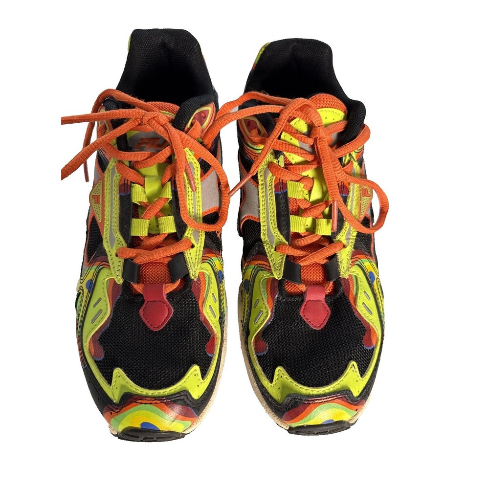 FILA Archive RJV Sneaker - Black Orange Neon - Size 7
